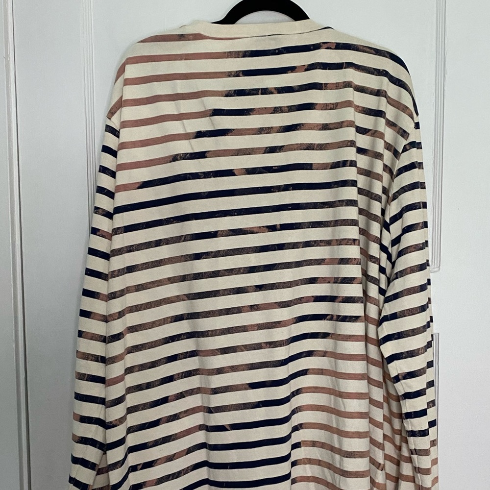 Faith Connexion Ecru & Navy Over Sailor Tee Shirt - Picture 4 of 9